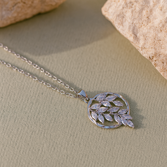Crystal Flora Pendant